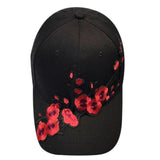 Woman black face cap