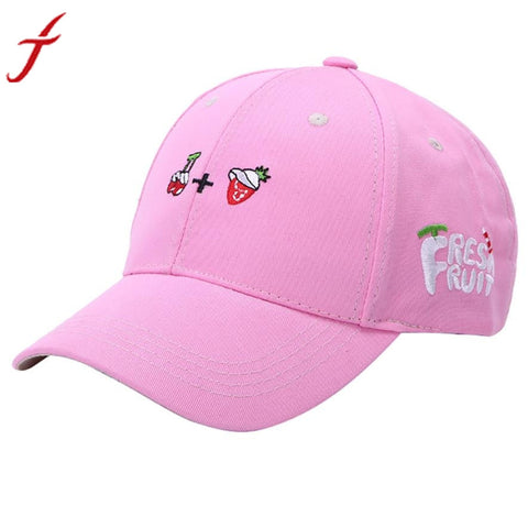 Fresh fruit woman baseball cap
